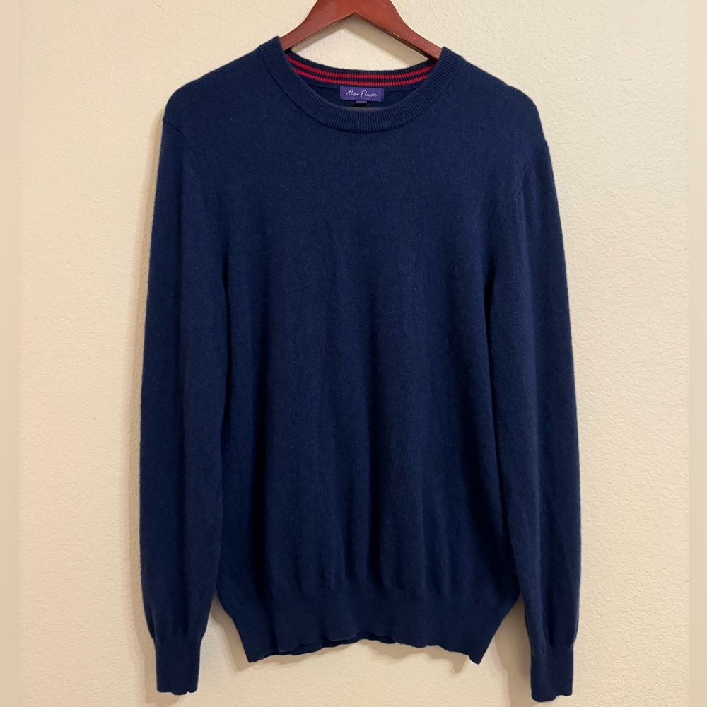 Alan Flusser Men’s 100% Pure Cashmere Sweater